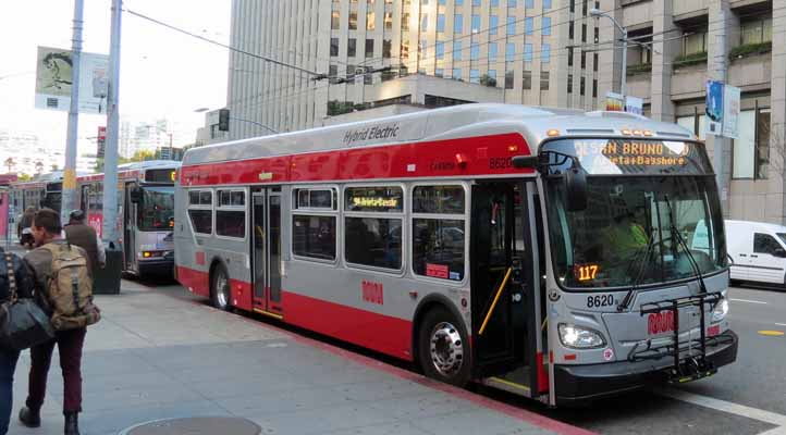 MUNI New Flyer Xcelsior XDE40 8620